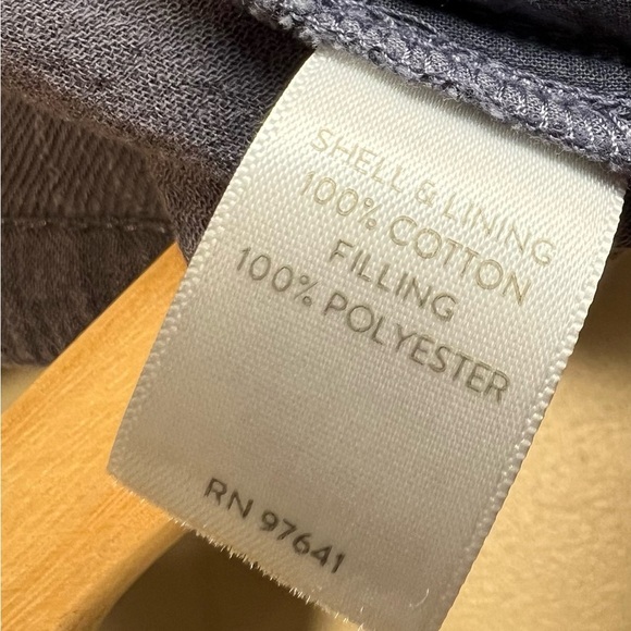 J.Jill Medium Lightweight Mixed-Media Quilted Jacket gray - Picture 11 of 13